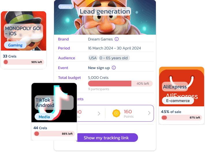 Discover campaigns UI